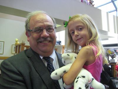 Dr. Clapp and Emily in Fall 2012