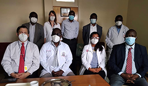 Surgery team photo from Kenya