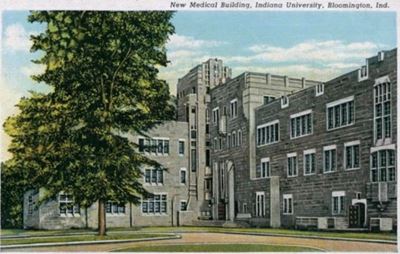 IU School of Medicine Building 1937