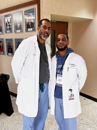 Drs. Clark Simons and Tyrone Rogers