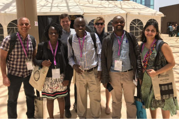 IU and Global Health Uganda scientists at the Pan-African Malaria Conference