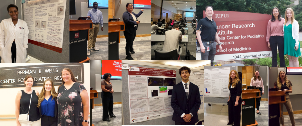 collage of photos from the Well Center's 2023 summer intern presentations