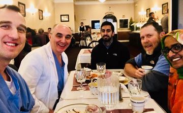 Radiology Faculty out to lunch